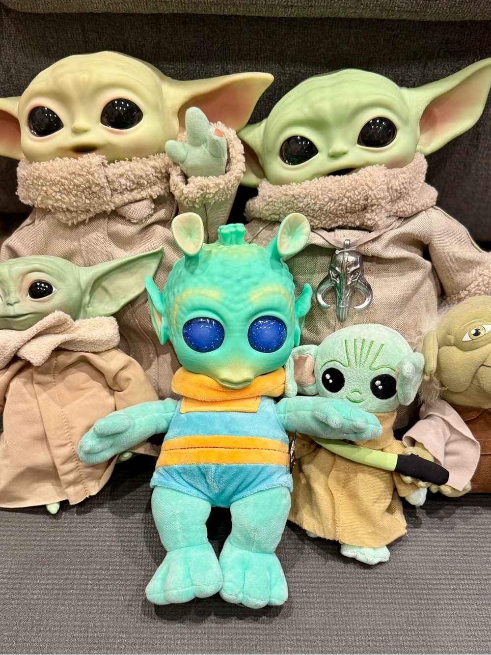 Star Wars Galactic Pals Mandalorian Lot Baby Yoda Grogu Rodian Plush Mattel Toys